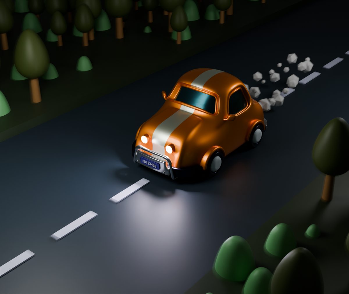Blender 小车建模练习