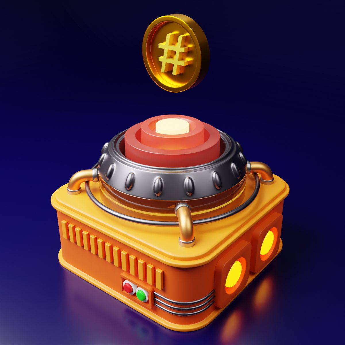 Blender 金币材质练习