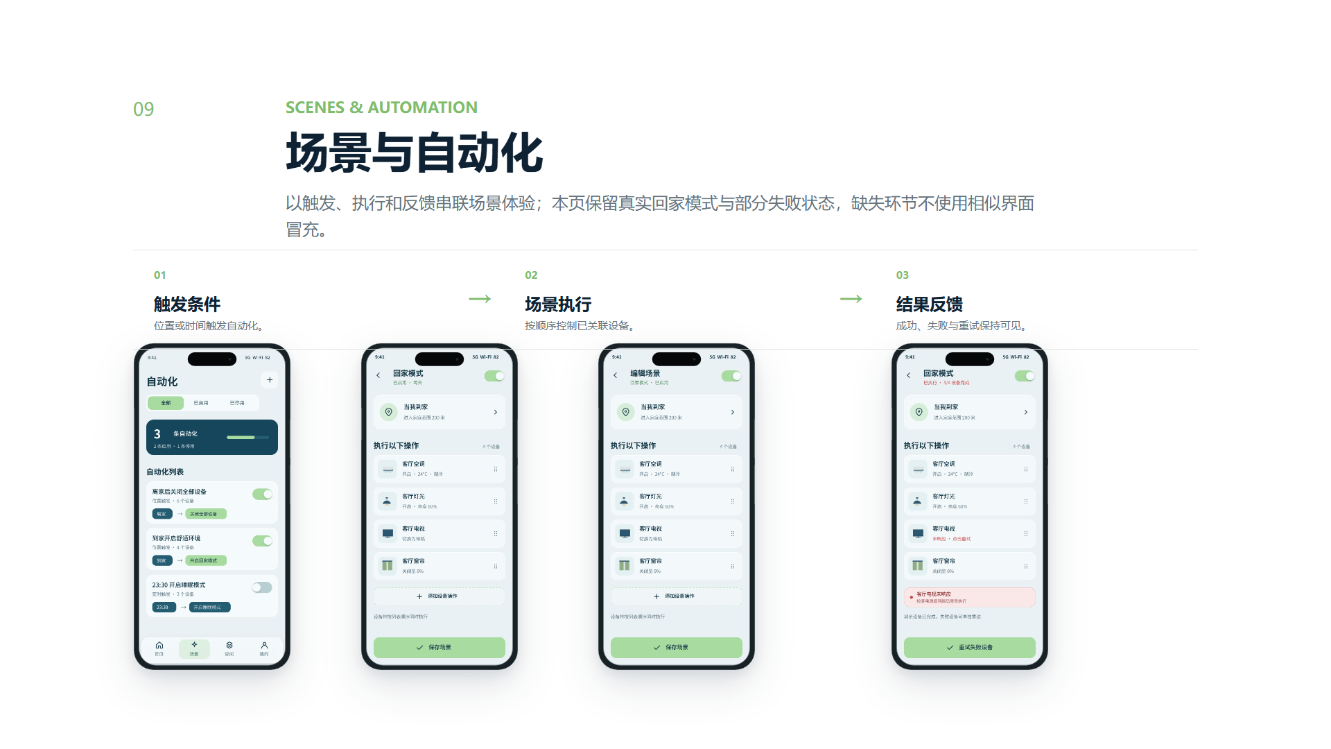 Homi 场景与自动化界面